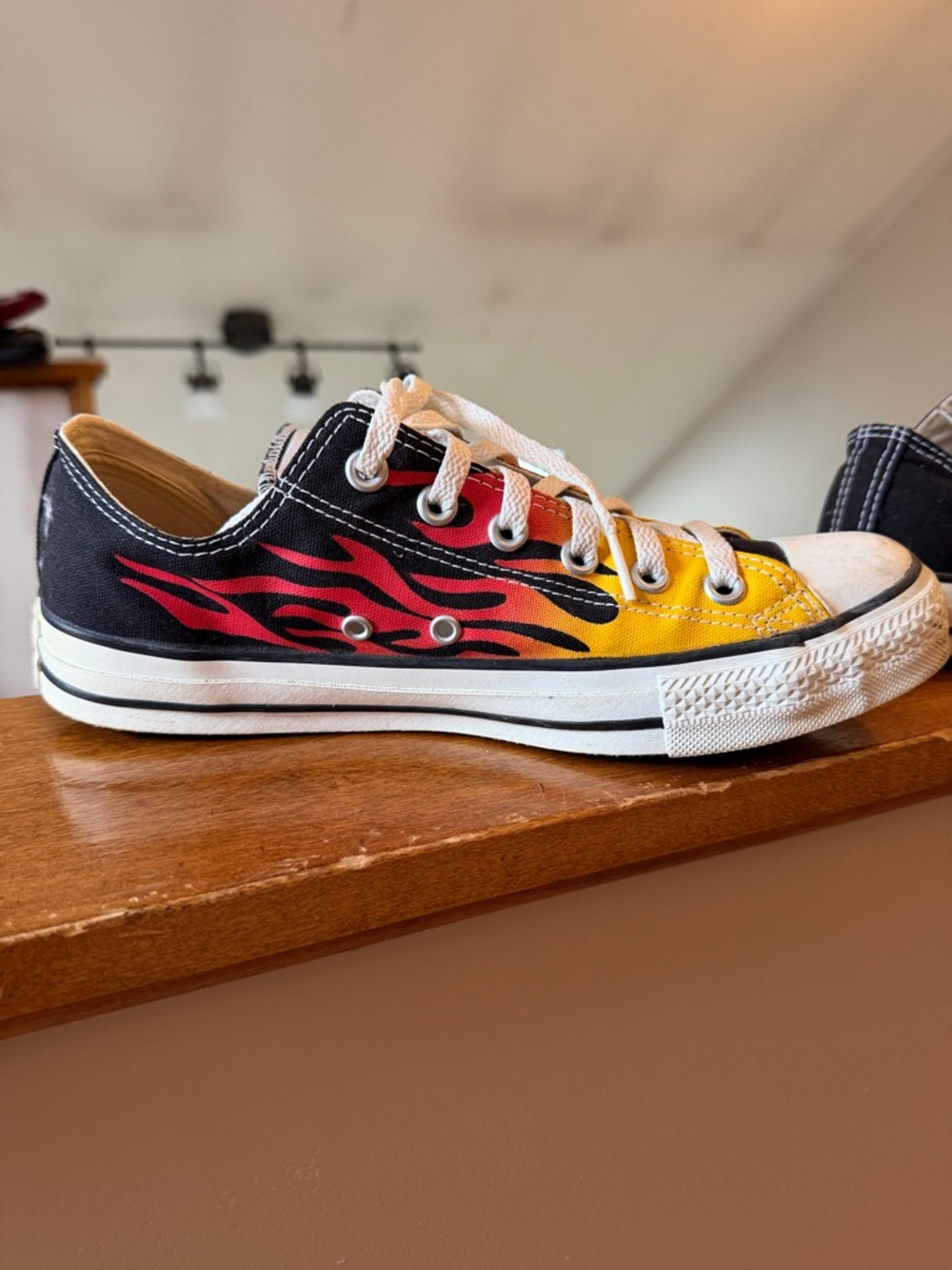 Converse All Star Vintage Flame Low Sneakers - Picture 3 of 8